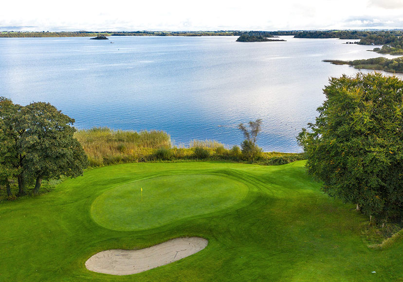 Green by the lake at Athlone Golf Club.