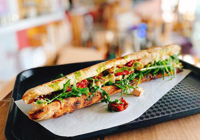 A dish from Dead Centre Brewing.