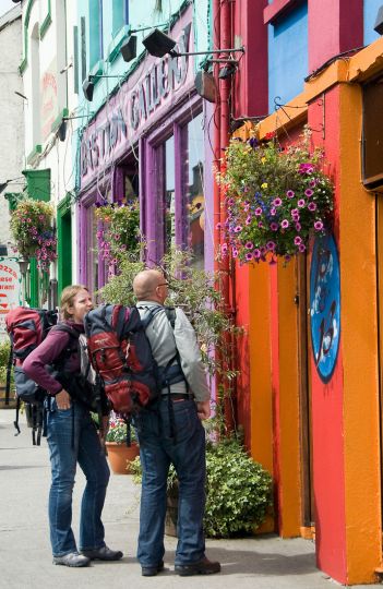 Double bed at Moynure House B&B.